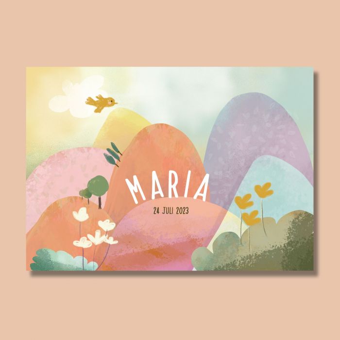 Geboortekaartje Maria